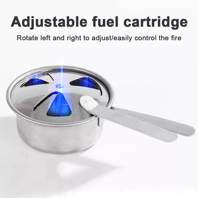 For Indoor Use Spirit Cooker With Pot Easy Carry Camping Stove Outdoor Picnic