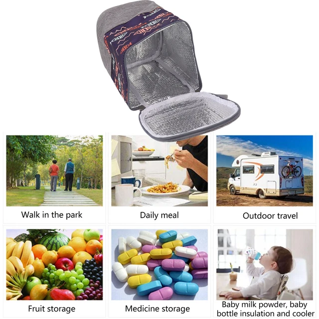 Bolsa enfriador de leche materna (pescado) 3L capacidad impermeable aislado biberón enfriador