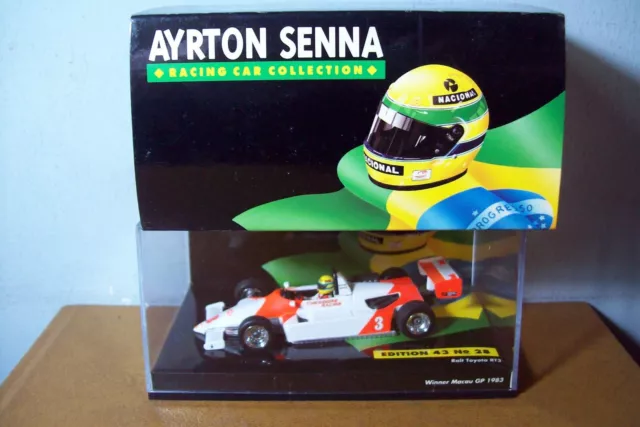 1/43 Minichamps 540 834313 Ralt Toyota Rt3 Winner Macau Gp 1983 Ayrton Senna