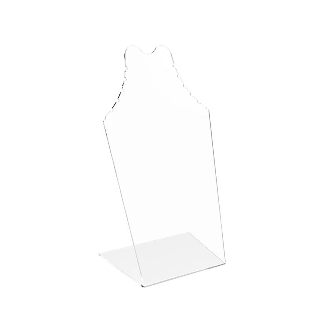Clear Acrylic Plexiglass Necklace Jewelry Stand Countertop Display 11620-7B