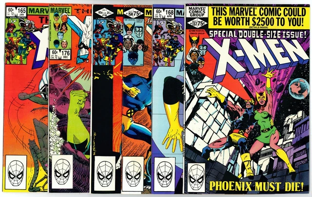UNCANNY X-MEN Lot 137 159 165 168 176 & #150 NM/MT 9.8⭐1st MADELYNE PRYOR⭐1980
