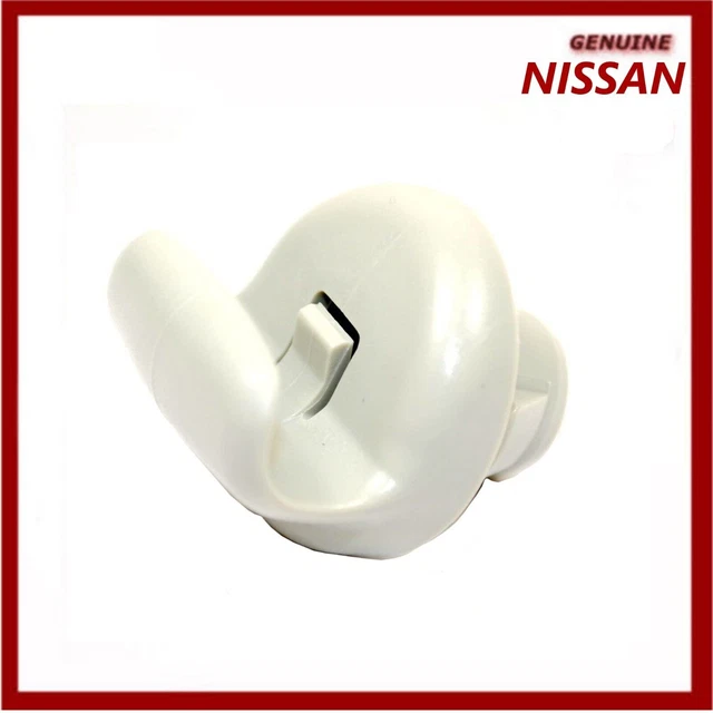2 Pièces Clip Support Pare-Soleil 96409BC402 - Compatible Nissan Qashqai J10 2007-2013 & Dualis 2007-2014, Gris
