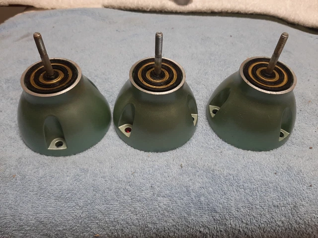 Lot de 3 Embases vertes pour   lampe Jielde