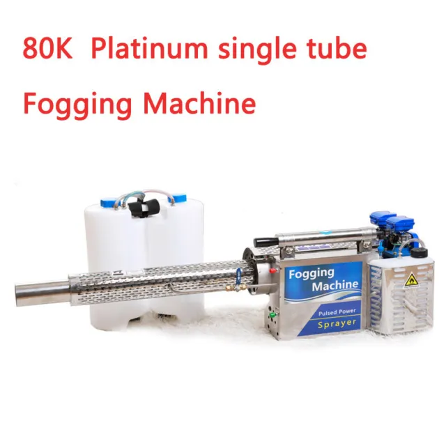 Single tube Fog machine 80K Platinum disinfection pulse type water mist smoke