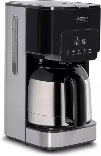 Caso Coffee Taste and Style Thermo - Kaffeemaschine mit Permanentfilter, 1,2 l