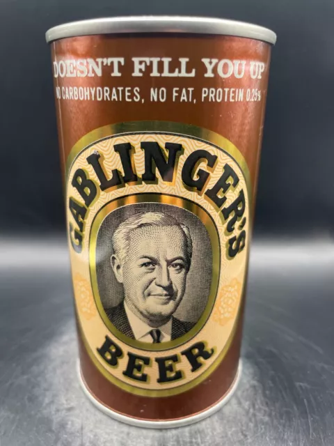 Gablinger's Empty Pull Tab Beer Can. Forrest Brewing, New Bedford, Massachusetts