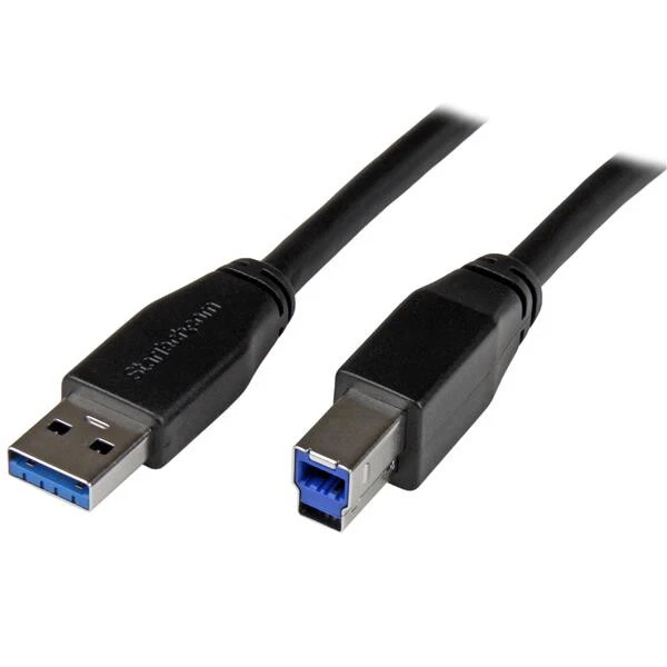 StarTech.com 5m Aktives USB 3.0 USB-A auf USB-B Kabel - USB A zu USB B Anschluss