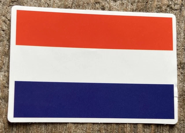 NETHERLANDS Dutch NEDERLAND Shield 50mm (2) Vinyl Bumper Stickers
