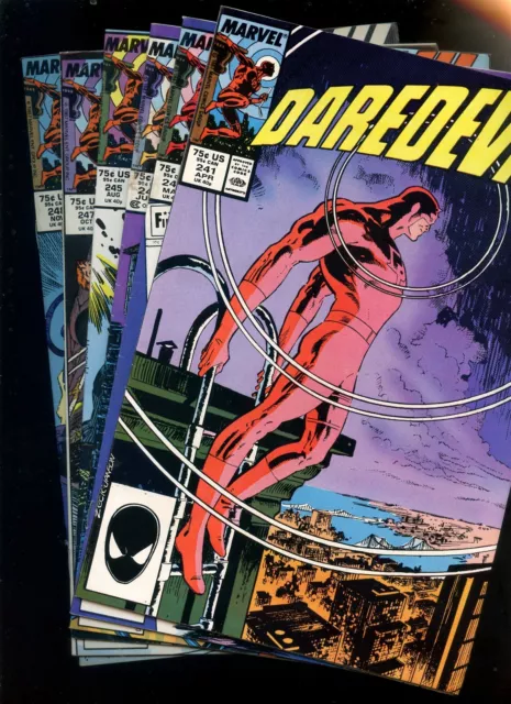 Daredevil 241,242,243,245,247,248 86* Todd McFarlane Christmas Issue! Wolverine!