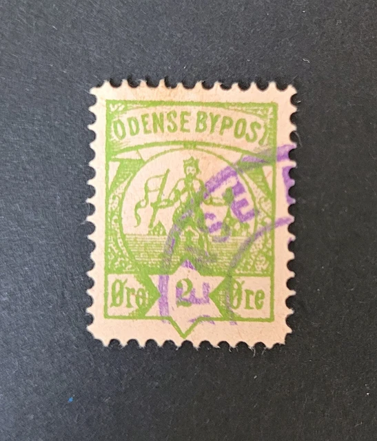 STAMPS DENMARK LOCAL POST ODENSE USED - #4905a