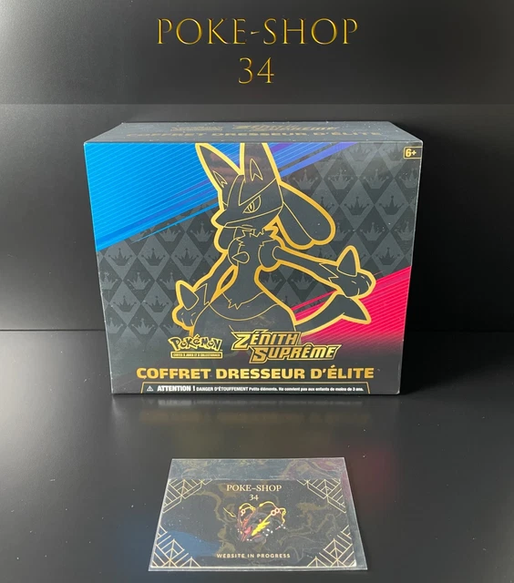 Coffret Dresseur d'Élite ETB EB12.5 Zénith Suprême Pokémon FR Neuf Précommande