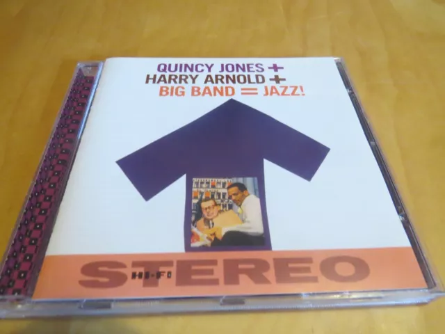 QUINCY JONES - Quincy Jones + Harry Arnold + Big Band = Jazz!  (CD, 2008)