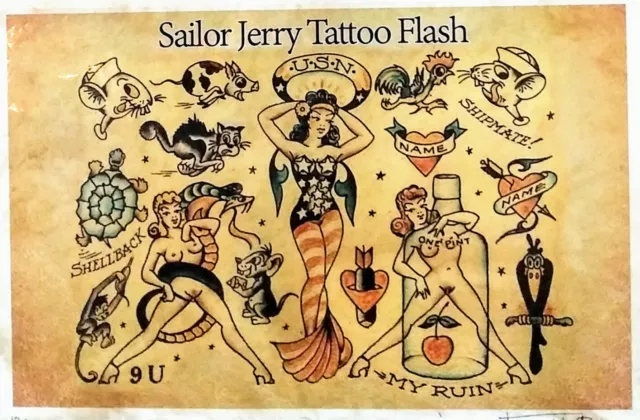贈呈 Sailor jerry tattoo flash supreme abubakarbukolasaraki.com