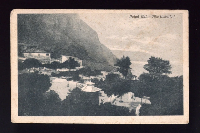 cartolina PALMI villa umberto I