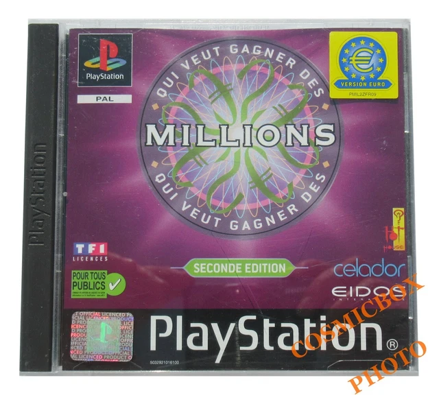 Jeu PS2 'Qui Veut Gagner Des Millions ? Seconde Édition' - Version FR - Très Bon état