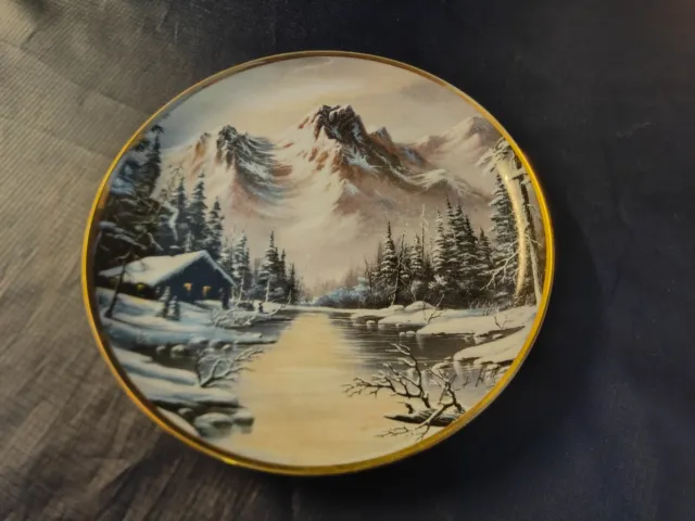 Franklin Mint Heirloom Fine Porcelain Collectors Plate by Ron Huff (Ltd Edition)