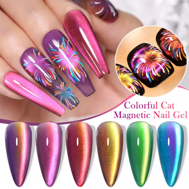 LILYCUTE 7ML Cat Magnetic Nail Gel Semi Permanent Soak Off UV LED Gel Varnish