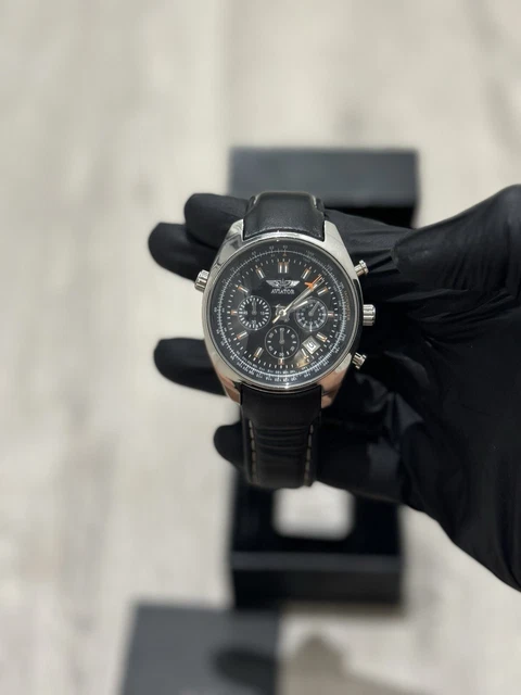 MEN S AVIATOR CHRONOGRAPH Quartz 41mm Watch 35.00 PicClick UK