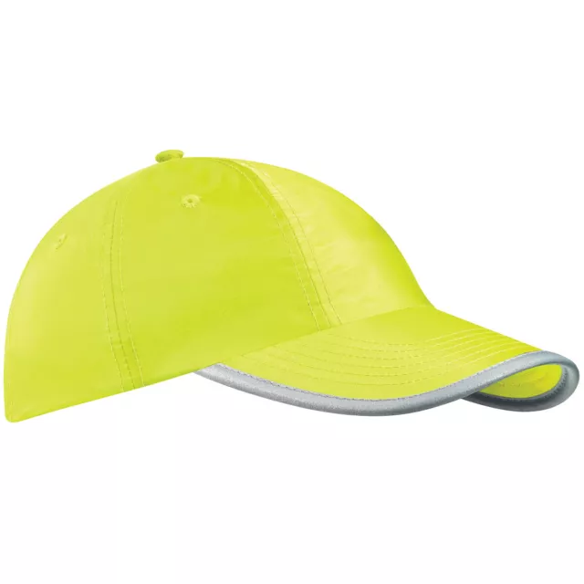 Beechfield Enhanced-viz / Hi Vis Baseball Cap / Headwear (Pack of 2) RW6764