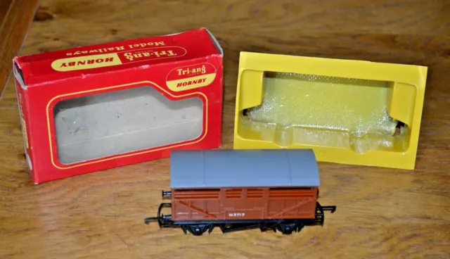 Vintage verpackt Tri-Ang Hornby OO Stärke R122 Viehwagen