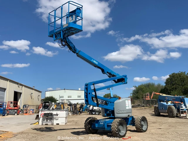 2008 Genie Z-45 25 45' 4WD Diesel Articulating Boom Lift Man Aerial Jib