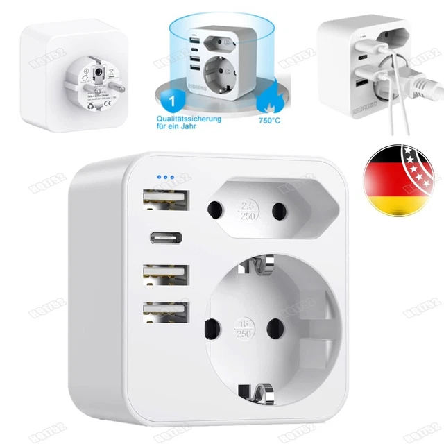 Vector 3d Presa Realistica Disposivi In Plastica Bianca Per L'accesso - Foto 3