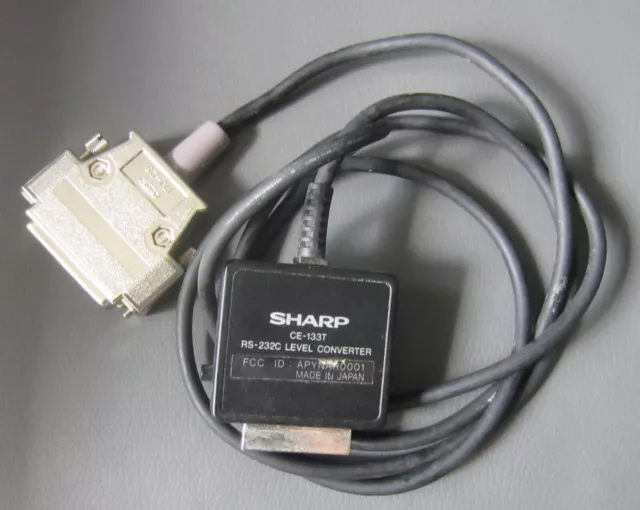 Sharp RS232C Level Converter Cable for Pocket PC 15-pin ISO Connectors (CE-133T)