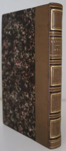 Théodore de BANVILLE Odes Funambulesques RARE E.O. Poulet-Malassis 1857 rel. ép.