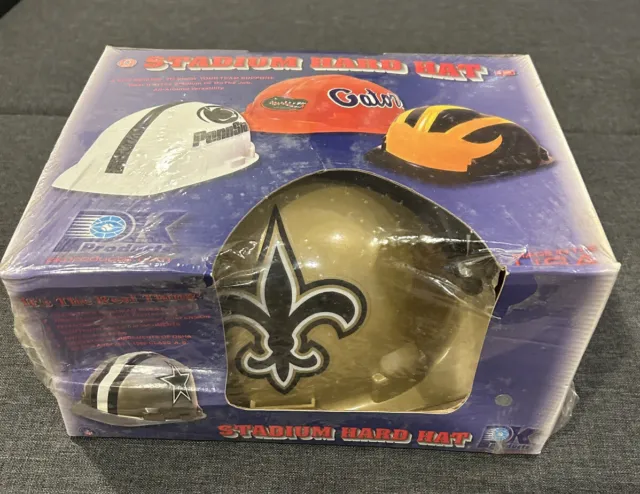 PK Products [SEALED] New Orleans Saints Stadium Hard Hat - OSHA Appr. Sz 6.5-8