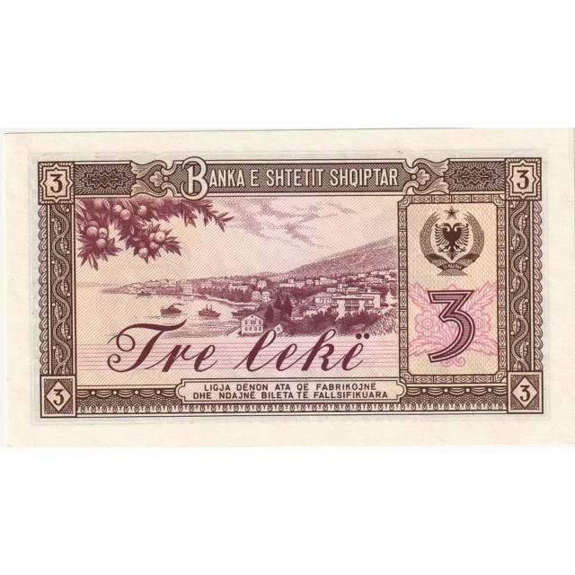 [#393549] Albania, 3 Lekë, 1976, 1976, KM:41a, UNZ 2