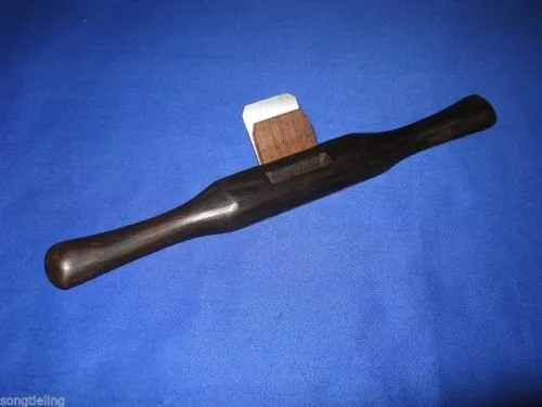 Round Handle ebony spokeshave( Stainless sheet bottom) KH1046-055