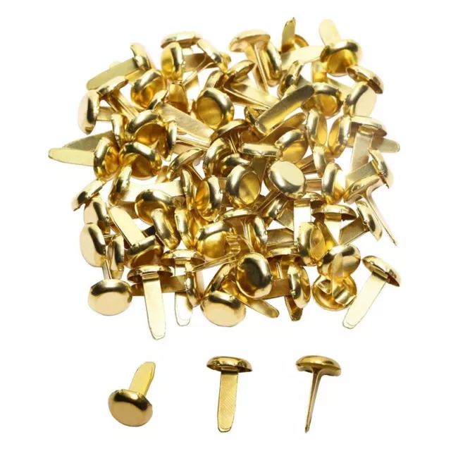 2X(1/2 Inch Brass  Fasteners,   Fasteners for Handicraft Projects,3230