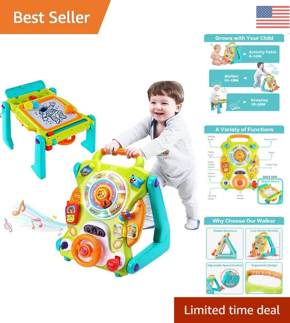 Multifunctional Baby Walker - Stimulates Motor Skills - Gift for 9-36 Months