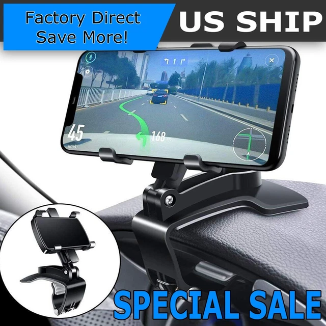 Universal 360° Car Phone Mount Holder For Cell Phone Samsung Galaxy iPhone
