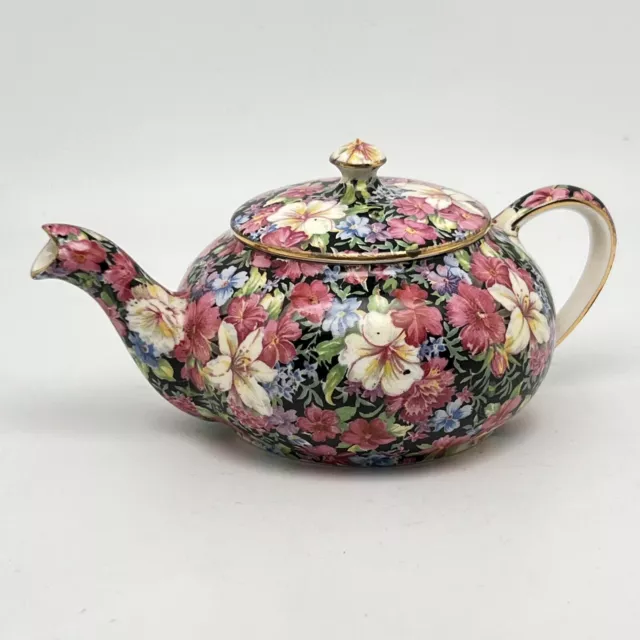 Royal Winton Grimwades Teapot Chintz Vintage Floral Made In England