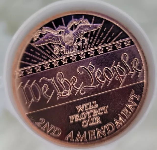 1 oz Copper Round - 2nd Amendment We The People - Beautiful Coin! 🤩