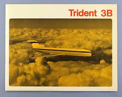 Trident 3B Manufacturers Sales Brochure Seat Maps Hawker Siddeley
