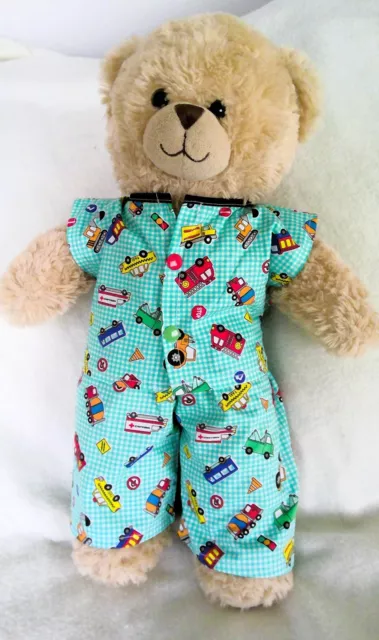 NEW BAB Build a Bear Handmade teddy  clothes to fit 40cm size boys pyjamas