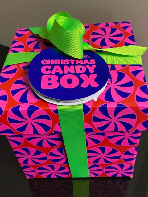Lush Christmas Candy Box Set 6 Items inc Snow Fairy Wand Bubble Bar & Bath Bombs