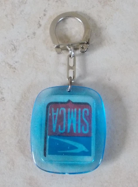 Ancien porte clefs clés vintage colle DS 58 France automobilia 1960