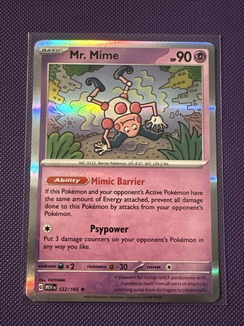 POKEMON TCG - Mr Mime 179/165 AR - Scarlet & Violet - Pokémon 151