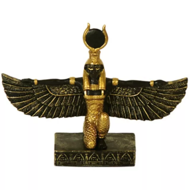 Ägyptische Göttin Isis mini schwarz/gold