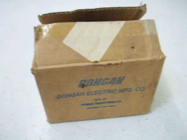 Dongan 33-250-K Industrial Control Transformer *New In Box*