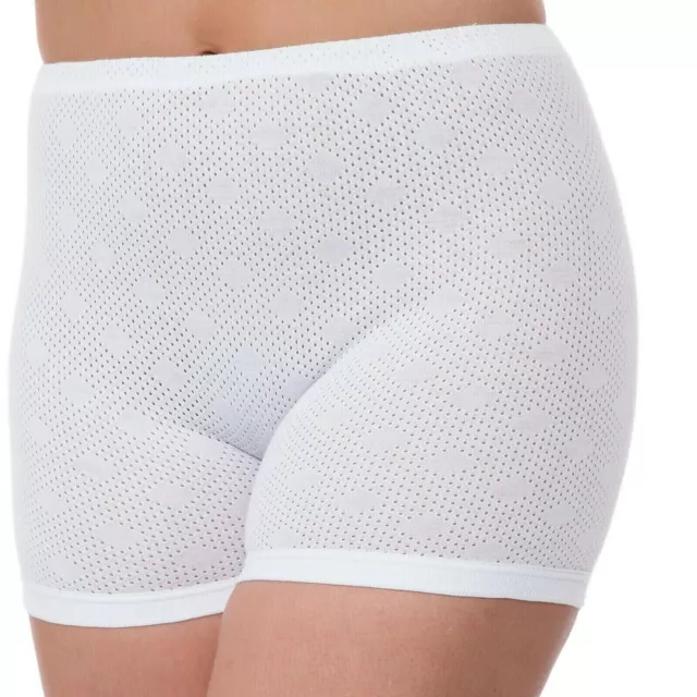 LADIES RIBBED BRIEFS 100% Cotton Tunnel Elastic Underwear (lot) All Sizes  £4.99 - PicClick UK