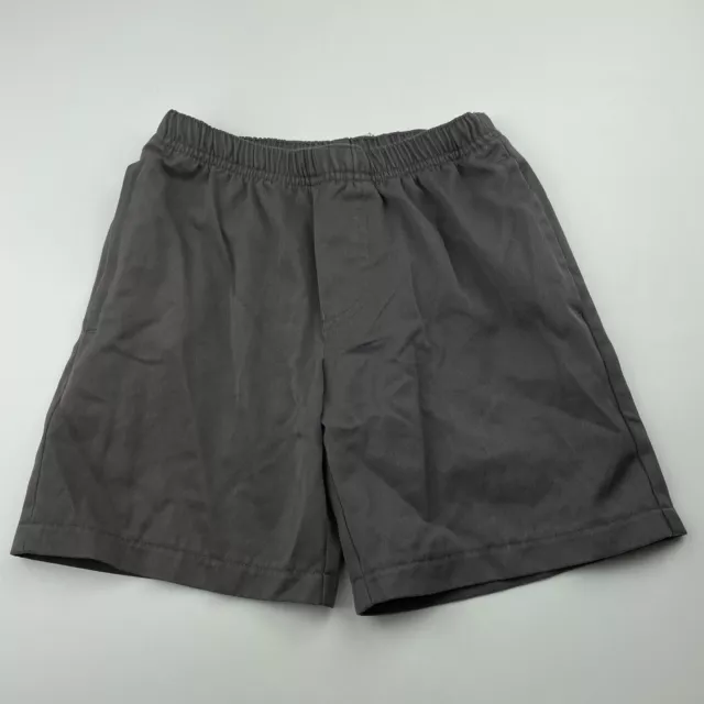 Boys size 4, Beare & Ley, grey school shorts, elasticated, GUC