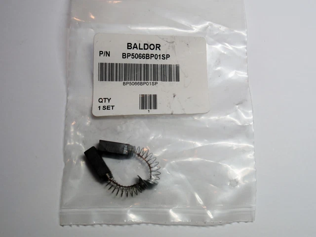 2 Piece Set Genuine Baldor Motor Carbon Brush Set BP5066BP01SP New Sealed Pack