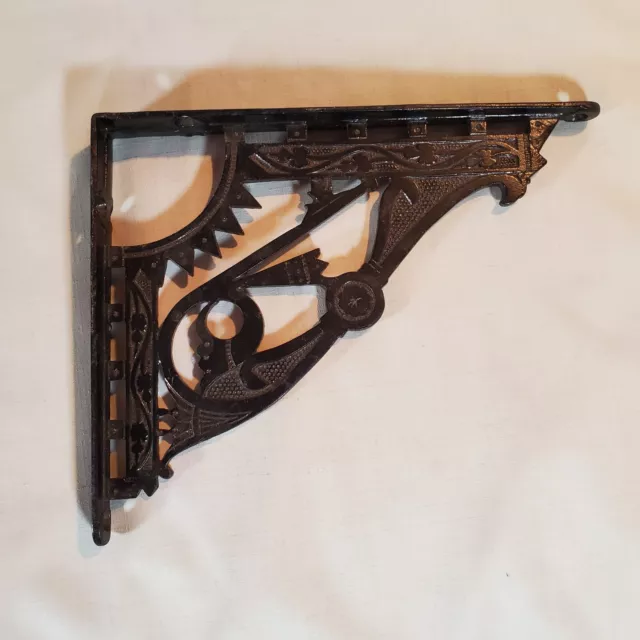 Victorian Cast Iron Decorative Bracket 9 1/2" x 7 5/8"