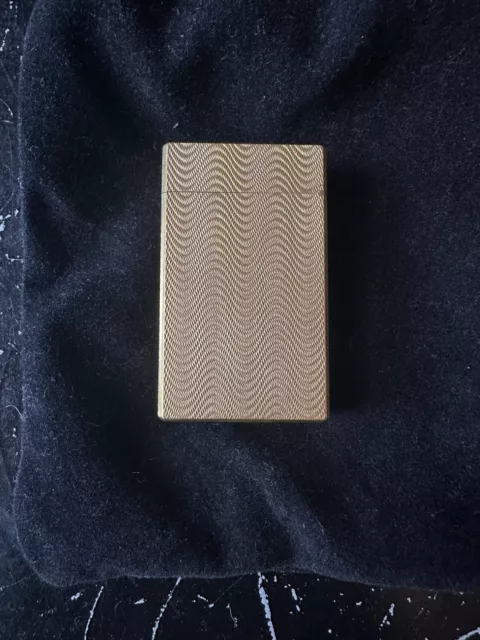 ST Dupont Working Lighter Line 1 Large- Paris, France- Gold-Plated