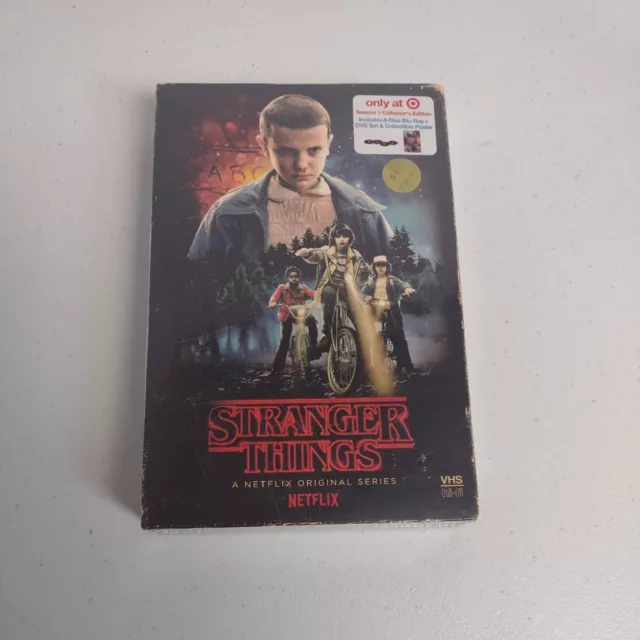 Stranger Things Season 1 | 4-Disc Blu-Ray/DVD Target Collectors Set | Brand New!