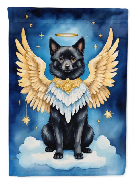 Schipperke My Angel Flag Canvas House Size DAC7071CHF